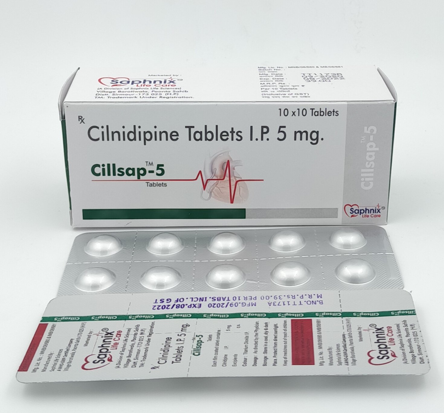 CILLSAP 5 (Cilnidipine 5 mg)