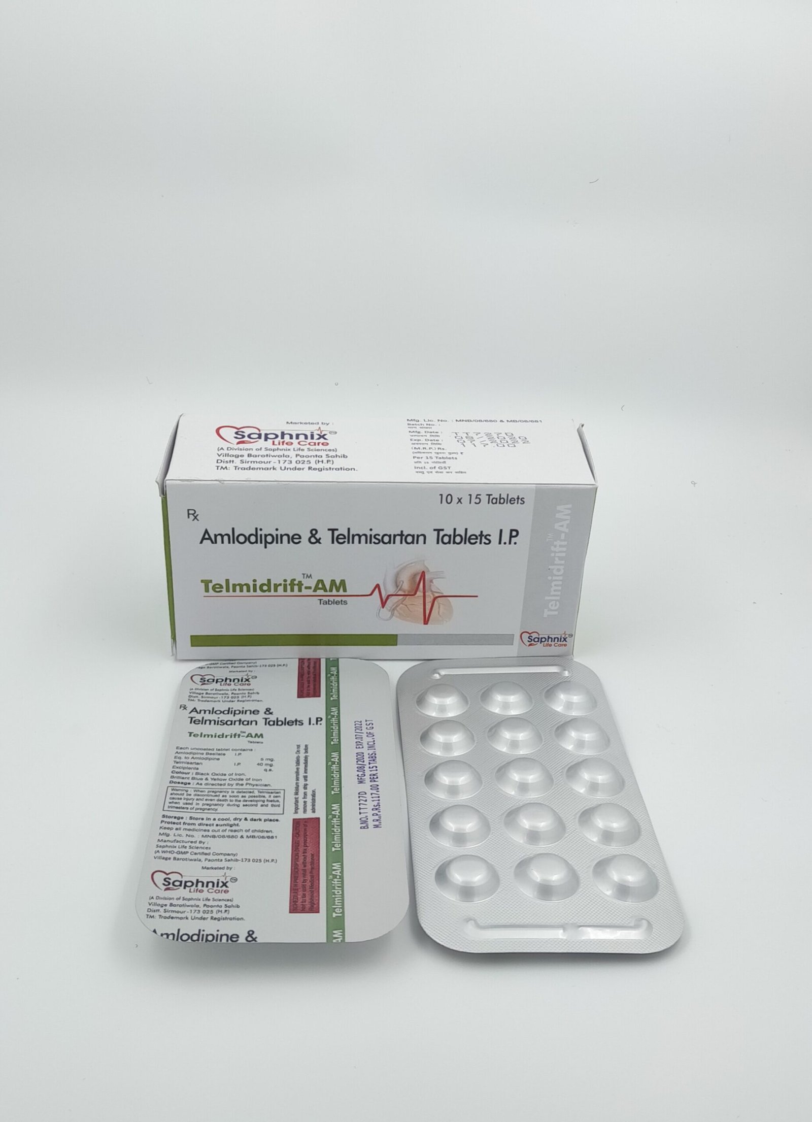 Telmisartan 40mg + Amlodipine 5mg